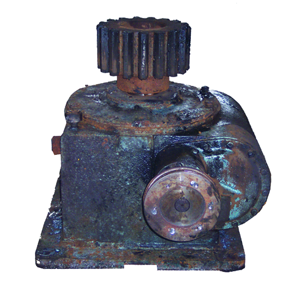 damaged gearbox